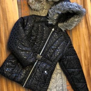 Girls 7/8 Black Ski/ Snow/ Winter Jacket